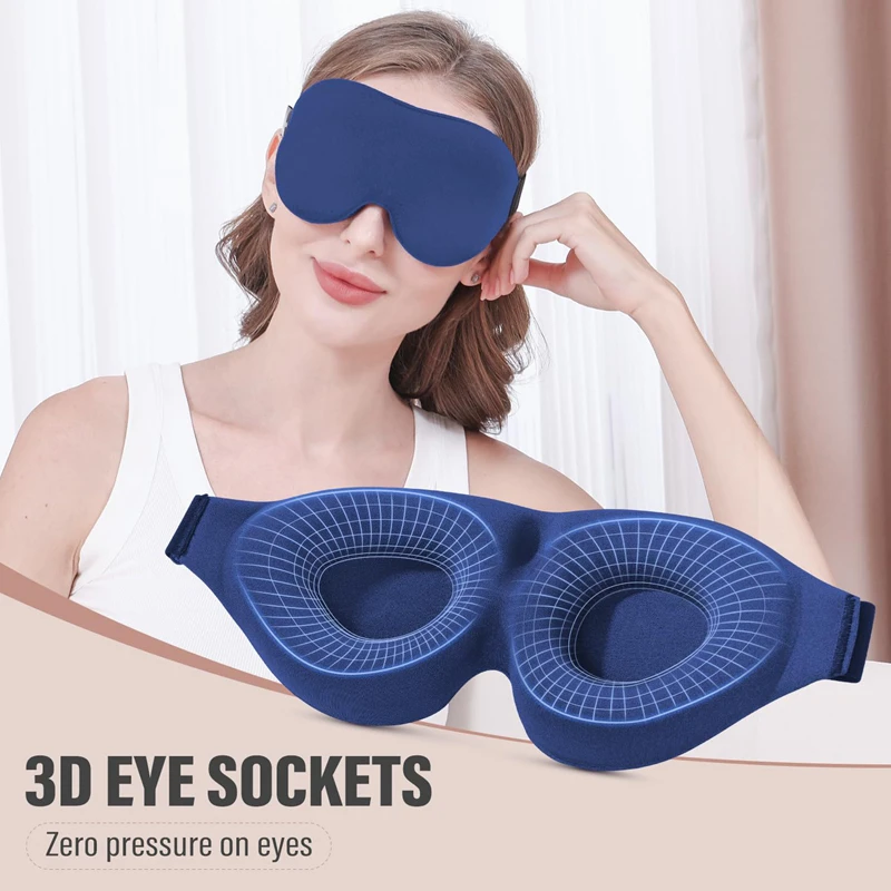 3D Printing Mask - 3D-маска для сна, дышащая, супермягкая, блокирует